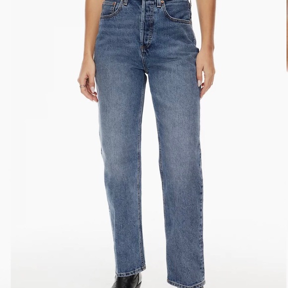 Aritzia Demin Forum Joni High Rise Loose - Picture 2 of 11